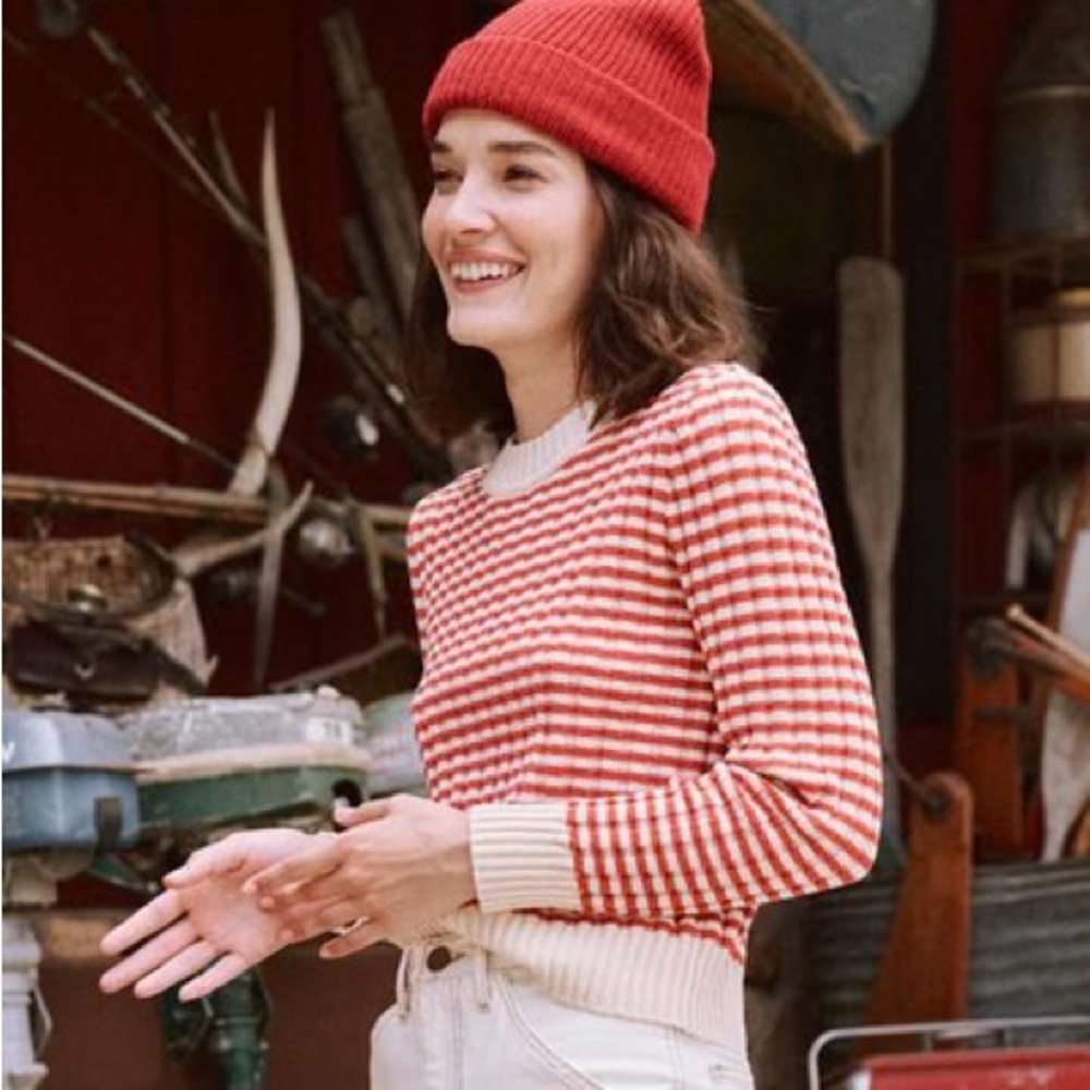 The Great Shrunken Striped Sweater
